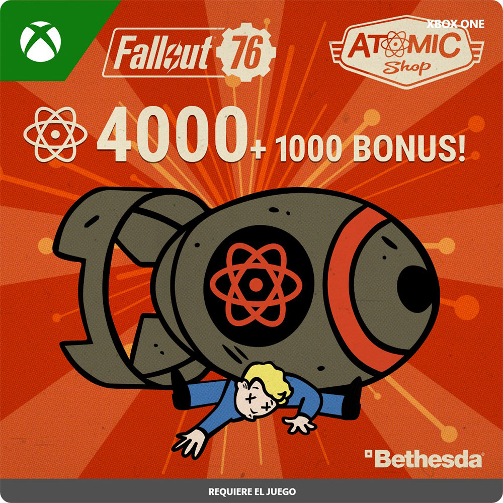 Atomos para Fallout 76, Compra 4000 átomos para Fallout 76 en Xbox one