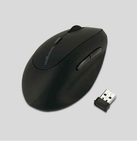 mouse para zurdos, mouse inalambrico, mouse vertical para zurdos modelo K97810WW, marca kensington