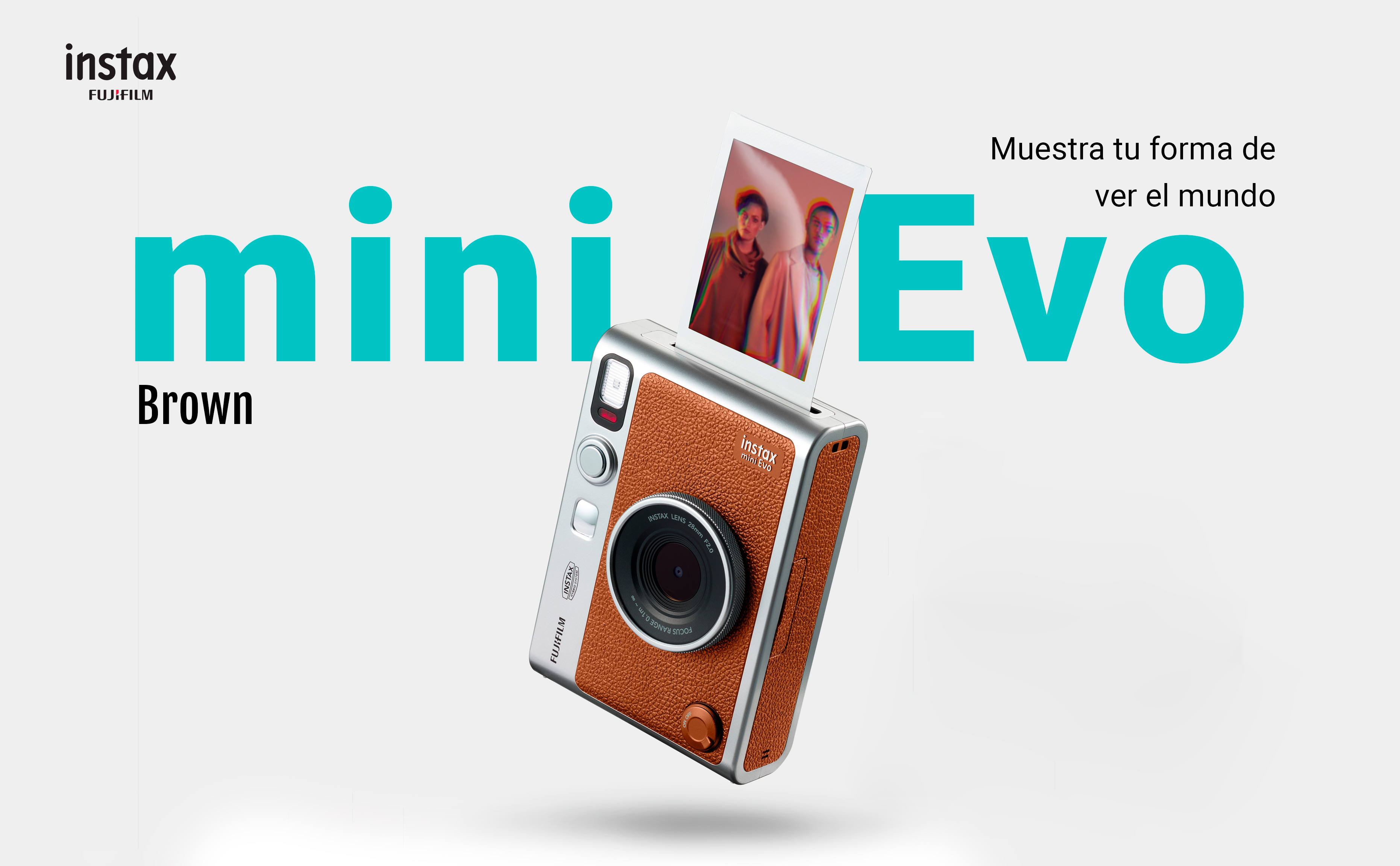 camara instantanea fuji mini evo, camara para viajes, camara instantanea pequeña, de bolsillo