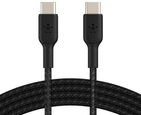 cable usb c a usb c, cable de carga para celular y computador