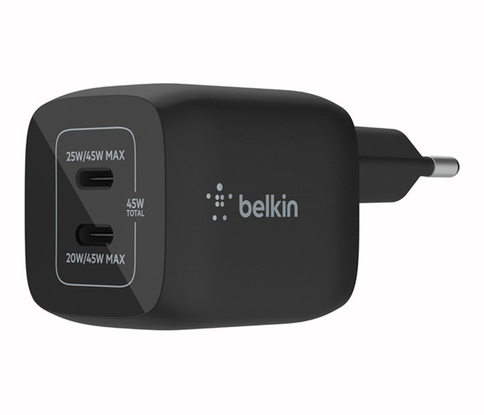 cargador usb-c, marca Belkin, modelo WCH011vfBK