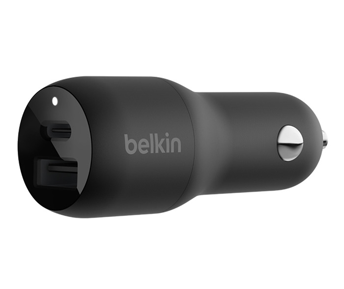 cargador de auto, cargador usb para auto, marca Belkin, modelo CCB004btBK