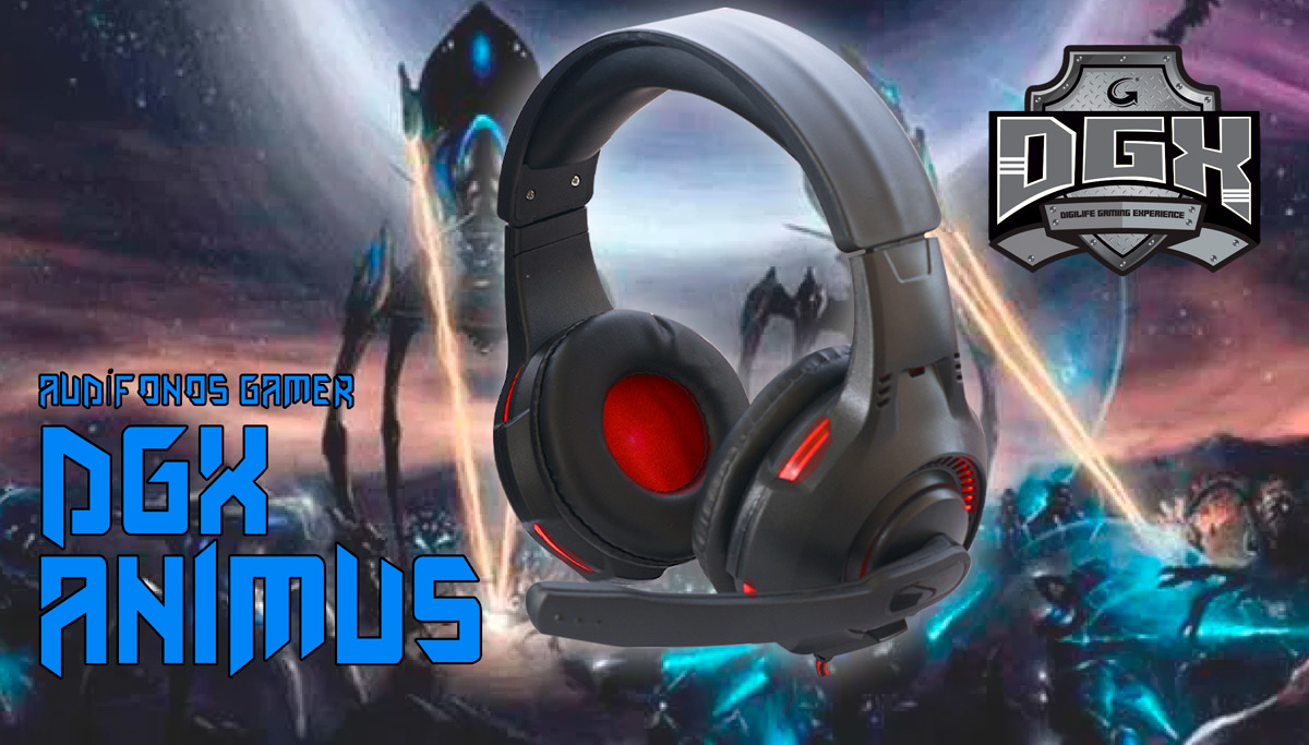 Audifonos gamer  Animus Rojo  modelo I25DGX310006