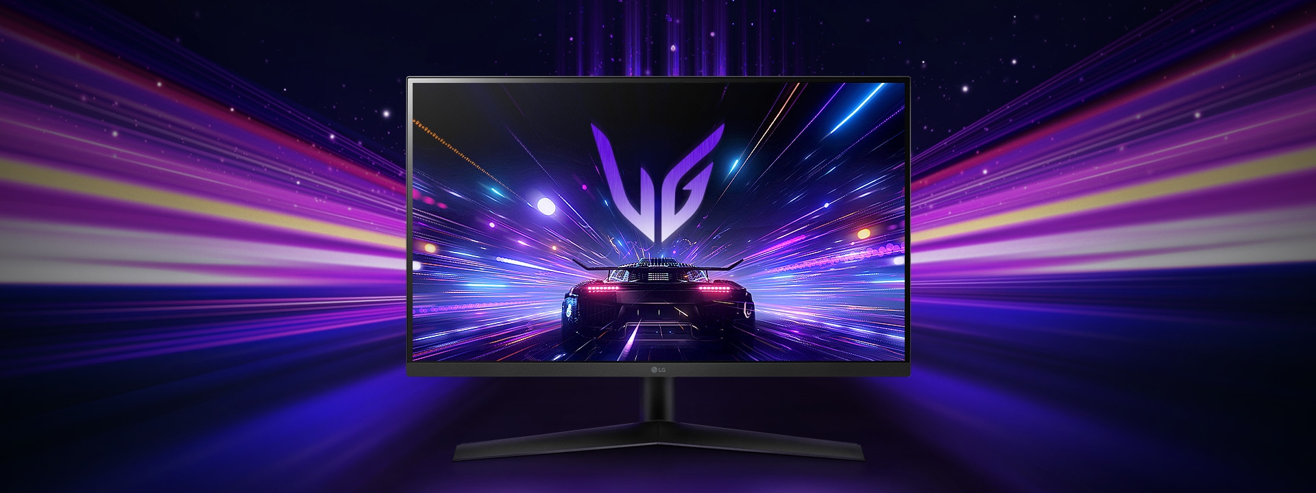 monitor gamer marca LG, modelo 27GS60F-B