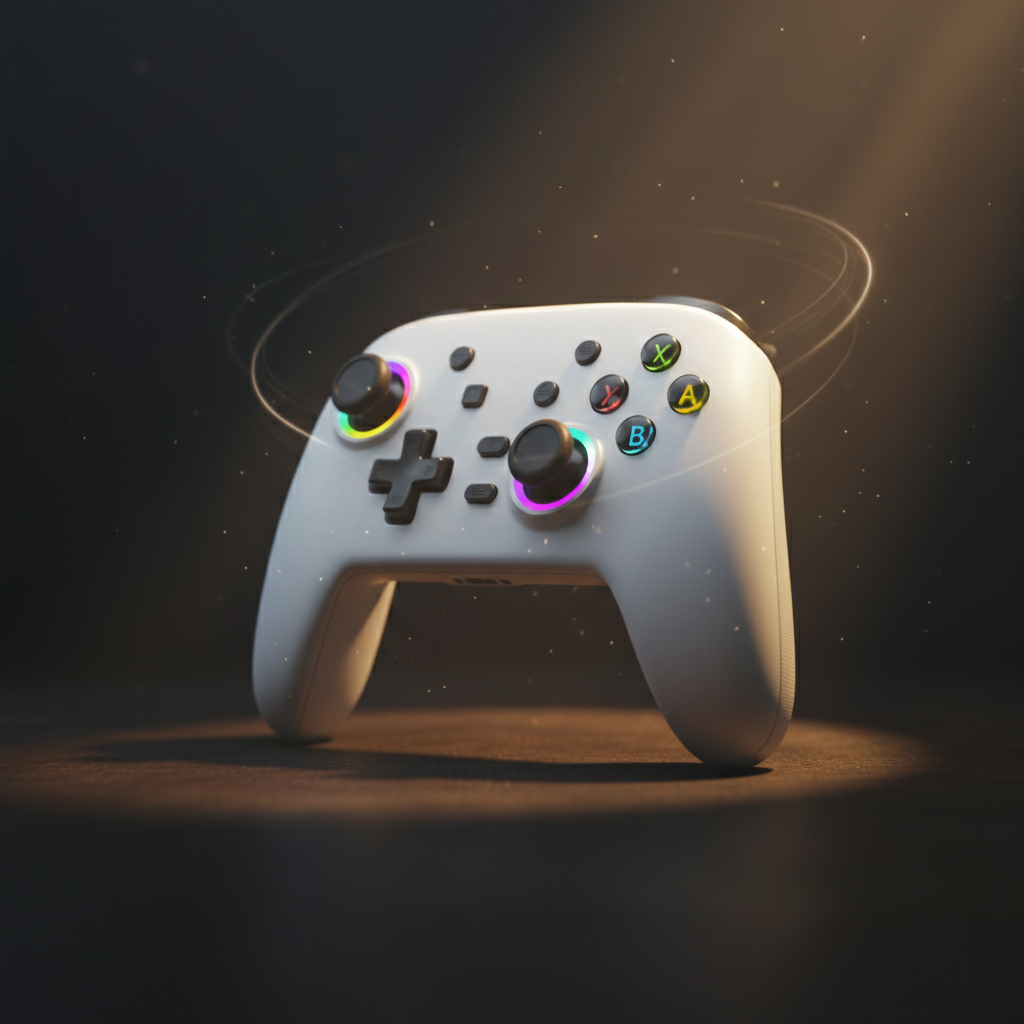 Imagen gamer del Switch Pro Wireless Controller Blanco