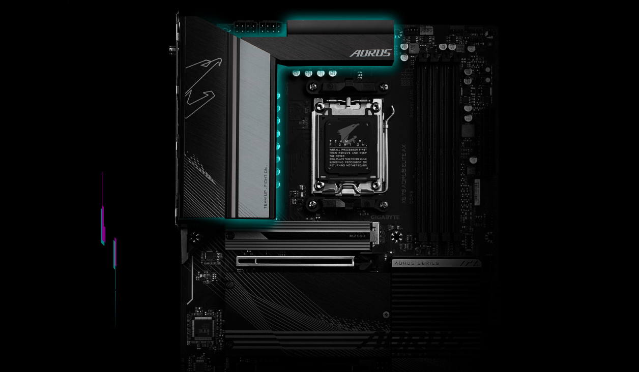 Placa Madre AMD X670 Aorus Elite AX marca Gigabyte