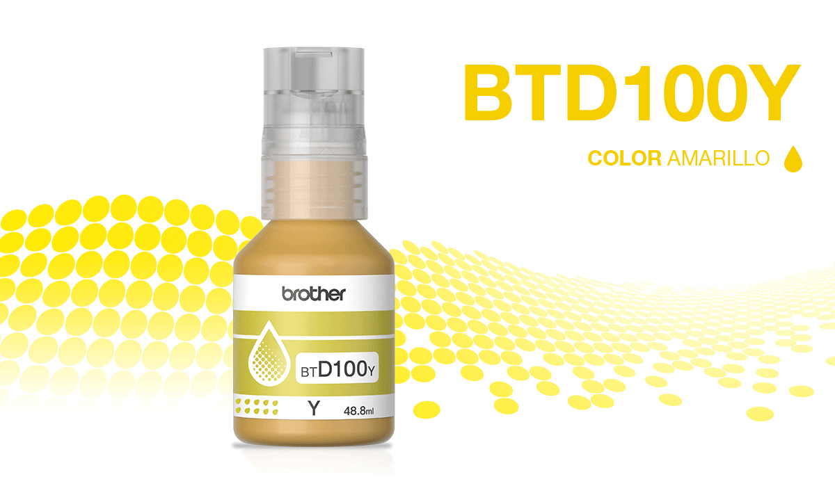 Botella de Tinta Original Brother Amarillo