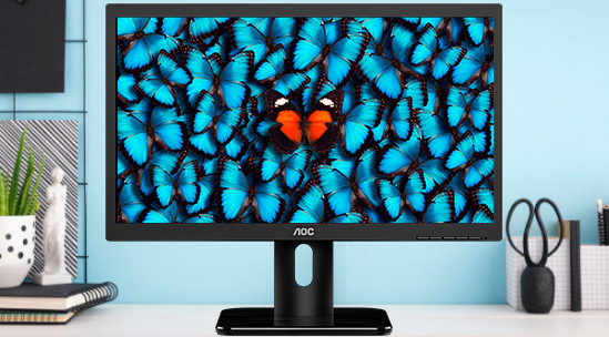  Monitor AOC 23.8 pulgadas Full HD, Modelo 22E1H