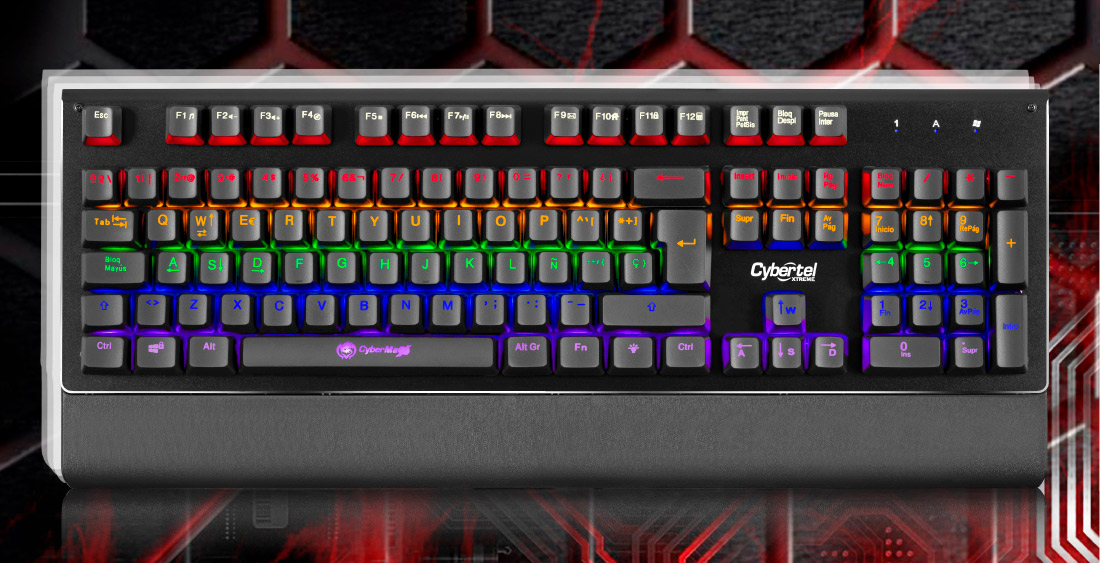 Teclado Gamer Mecánico Cybertel