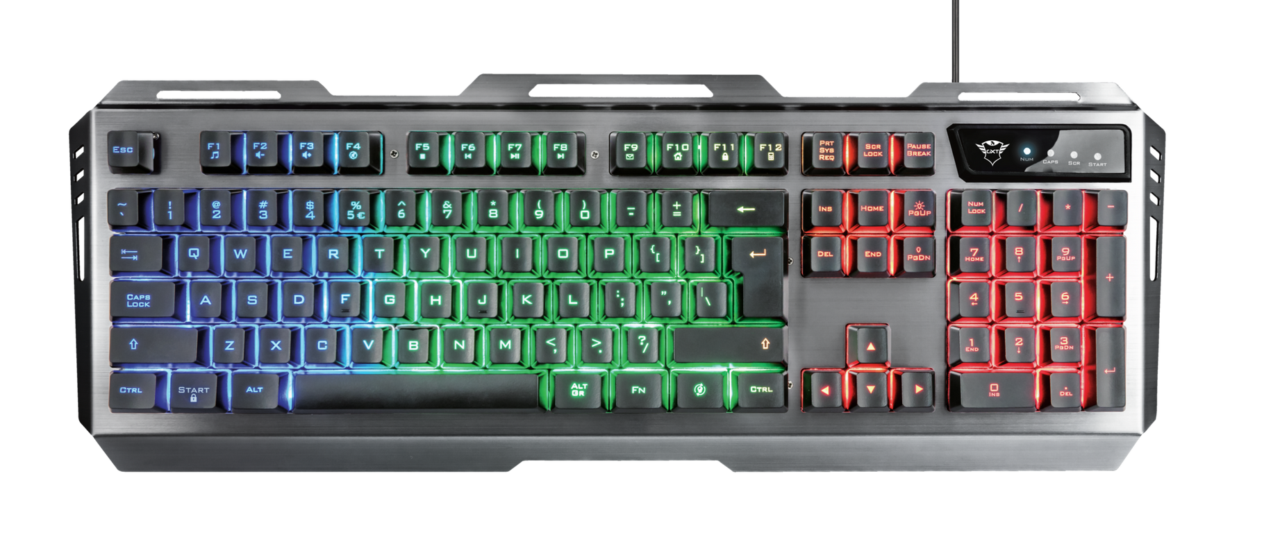 Teclado Gaming GXT 845 combo tural Trust