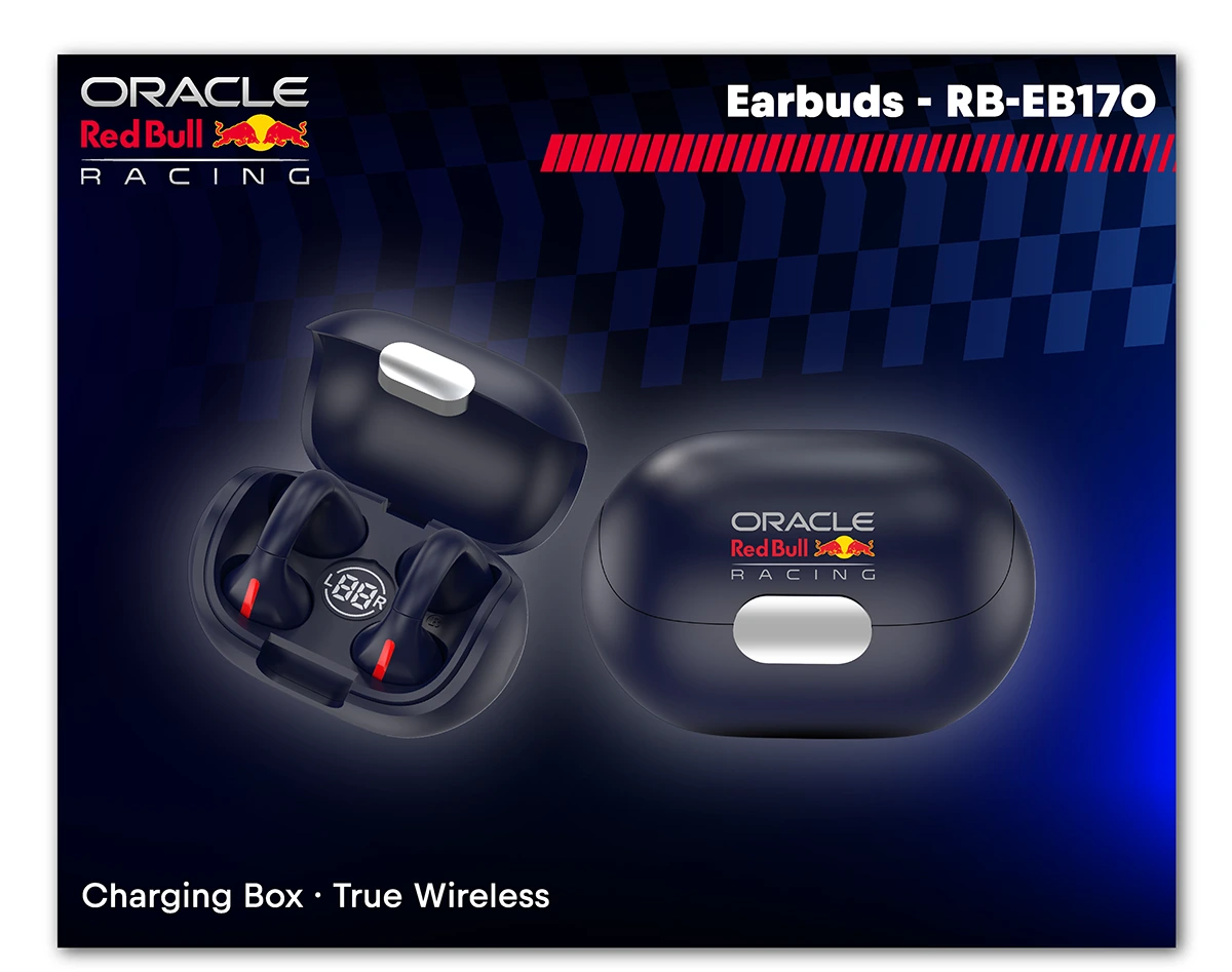 Aud&iacute;fonos Oracle Red Bull Racing Click Earbuds RB-EB170
