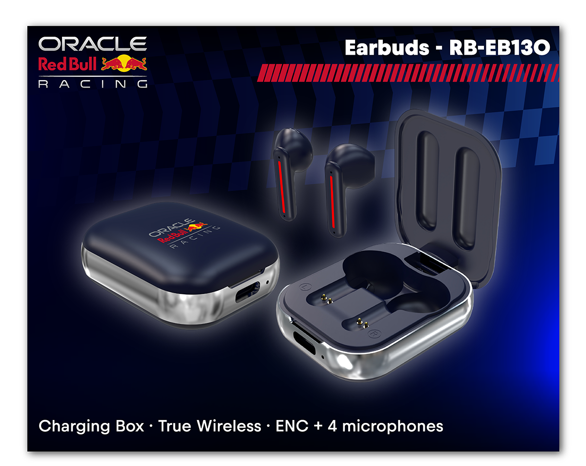 Aud&iacute;fonos In Ear Oracle Red Bull Racing RB-EB130