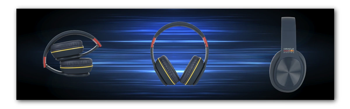Aud&iacute;fonos headsets Oracle Red Bull Racing Noise Cancelling RB-HP160