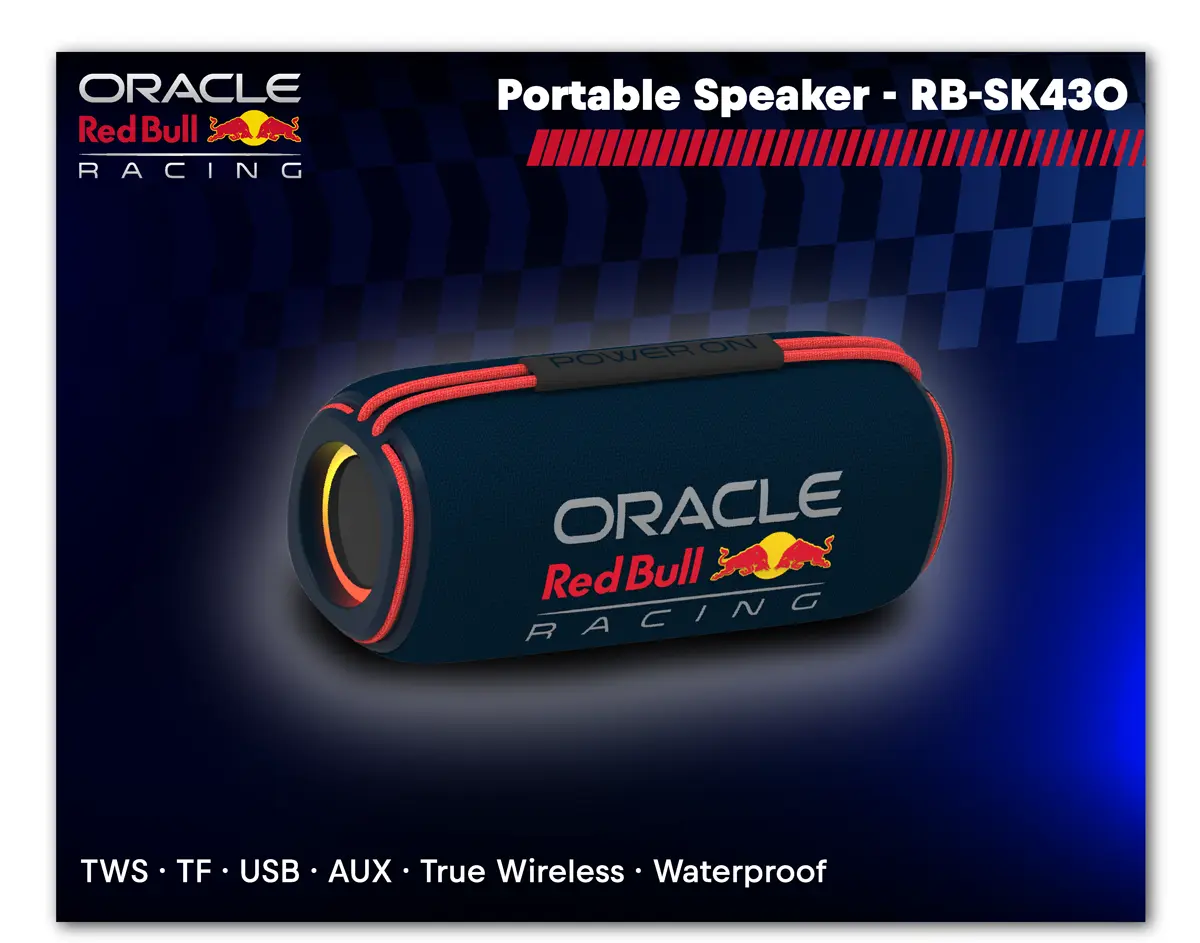 Parlante Port&aacute;til Oracle Red Bull Racing RB-SK430