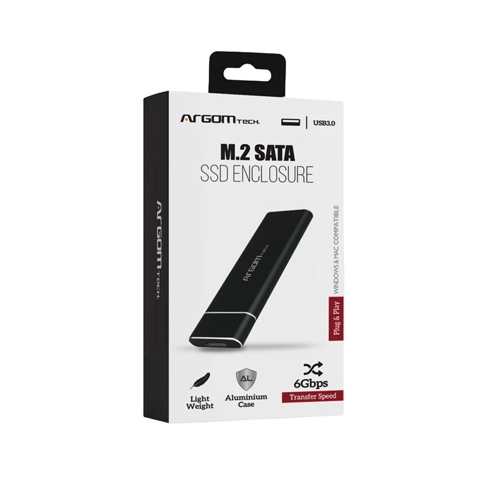 Cofre SSD SATA M.2 USB 3.0 Argom ARG-AC-1036