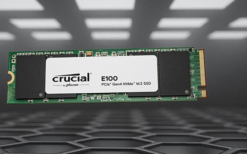 Vista de Unidad SSD E100 480GB PCIe Gen4 2280 NVMe M.2