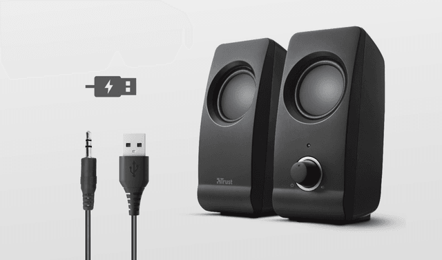 Parlante PC altavoces est&eacute;reo Trust 2.0 Negro