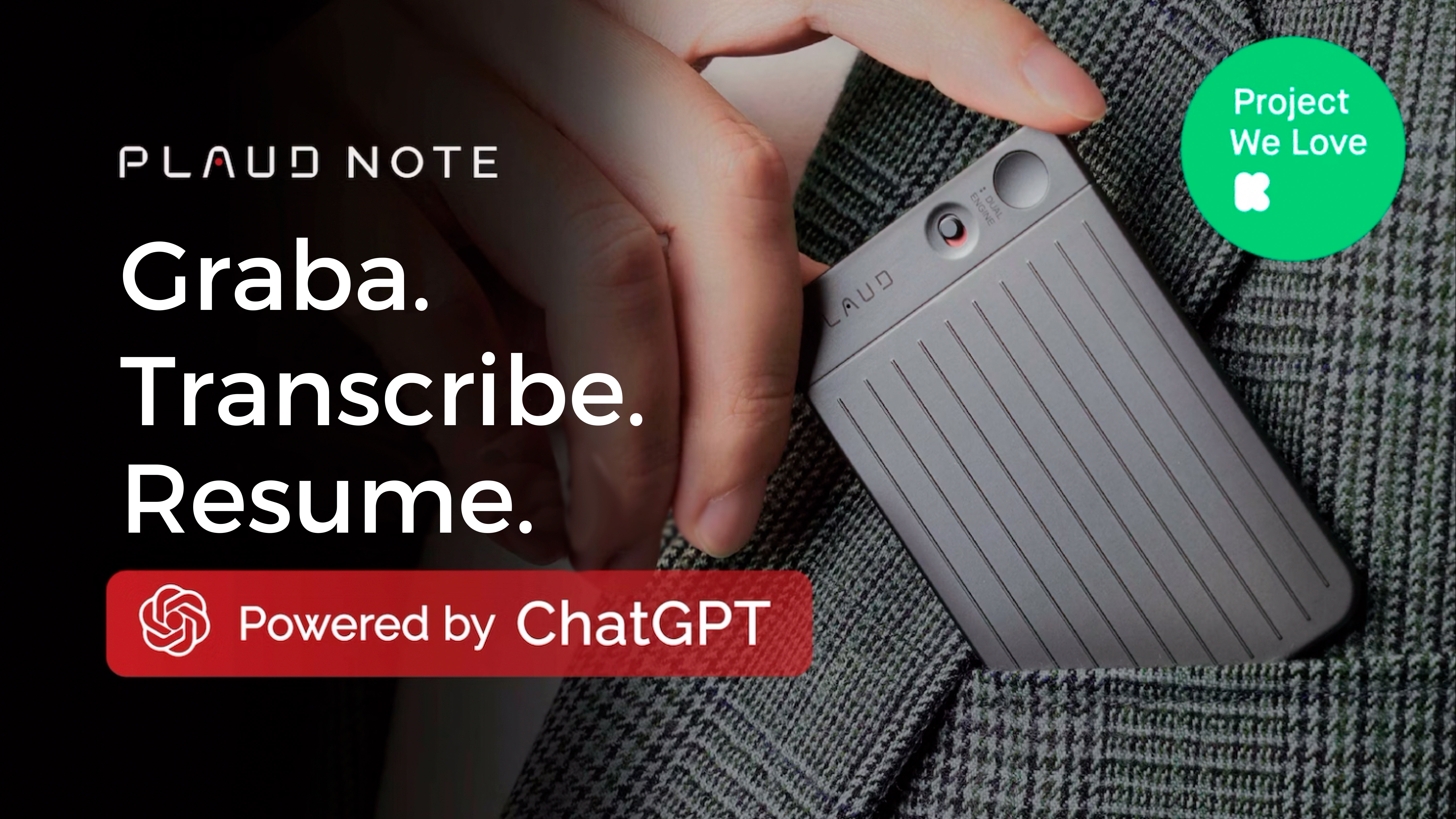 Grabadora de voz con IA Chat GPT integrado