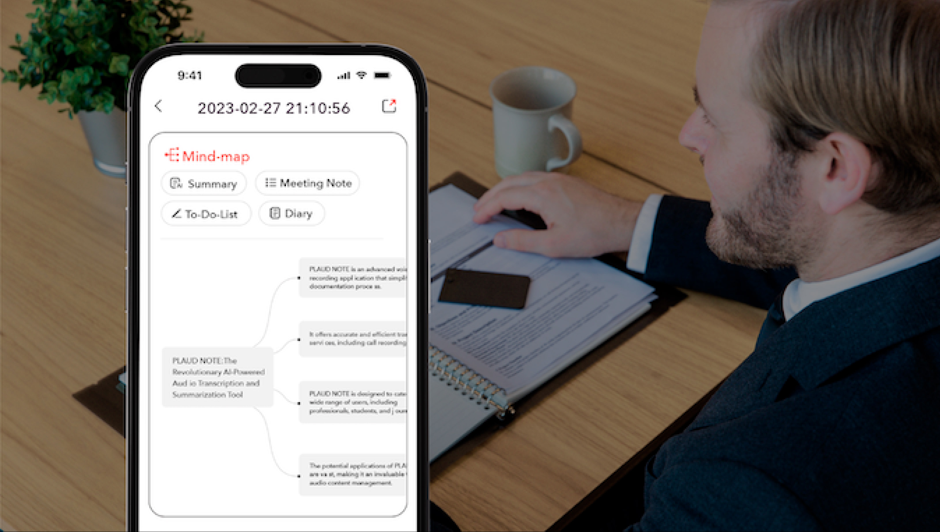 Grabadora de voz con IA Chat GPT integrado