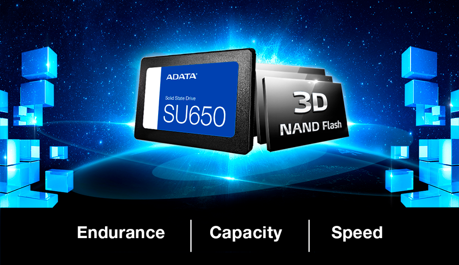 Disco SSD Adata Ultimate SU650 con NAND 3D