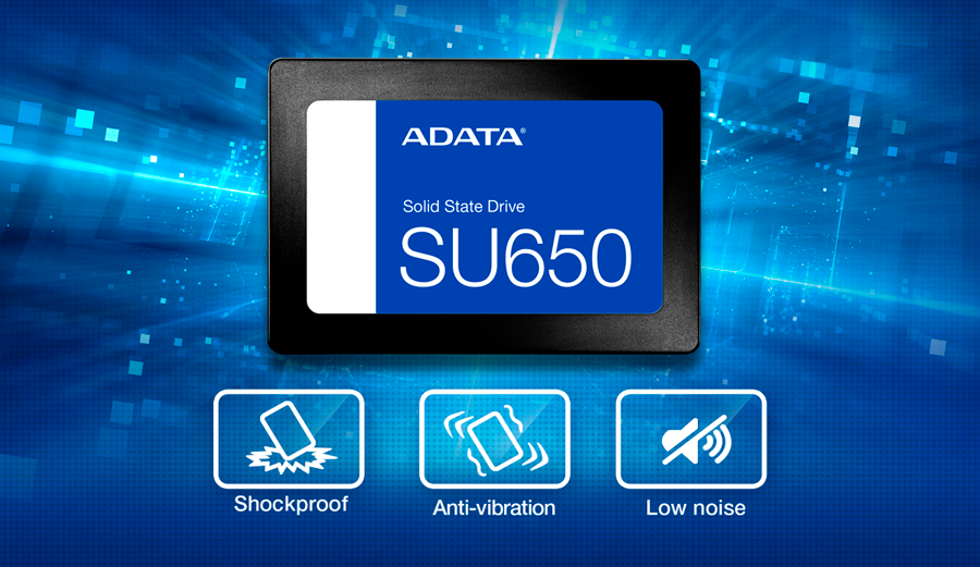 Disco SSD Adata Ultimate SU650 resistente a golpes, antivibraci&oacute;n y con reducci&oacute;n de ruido