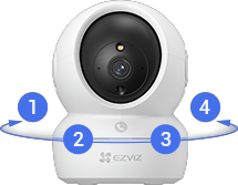 C&aacute;mara Seguridad IP 3K WiFi de interior 360&deg; H6C Pro