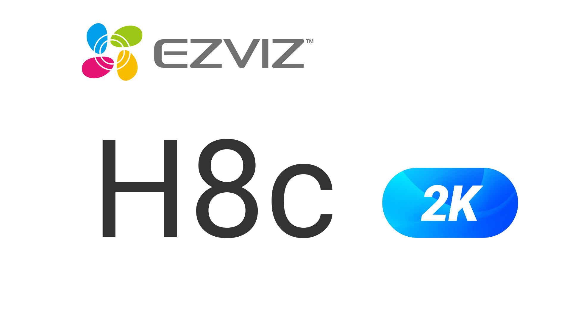 Vista frontal de la c&aacute;mara de seguridad IP EZVIZ 360&deg; para exterior