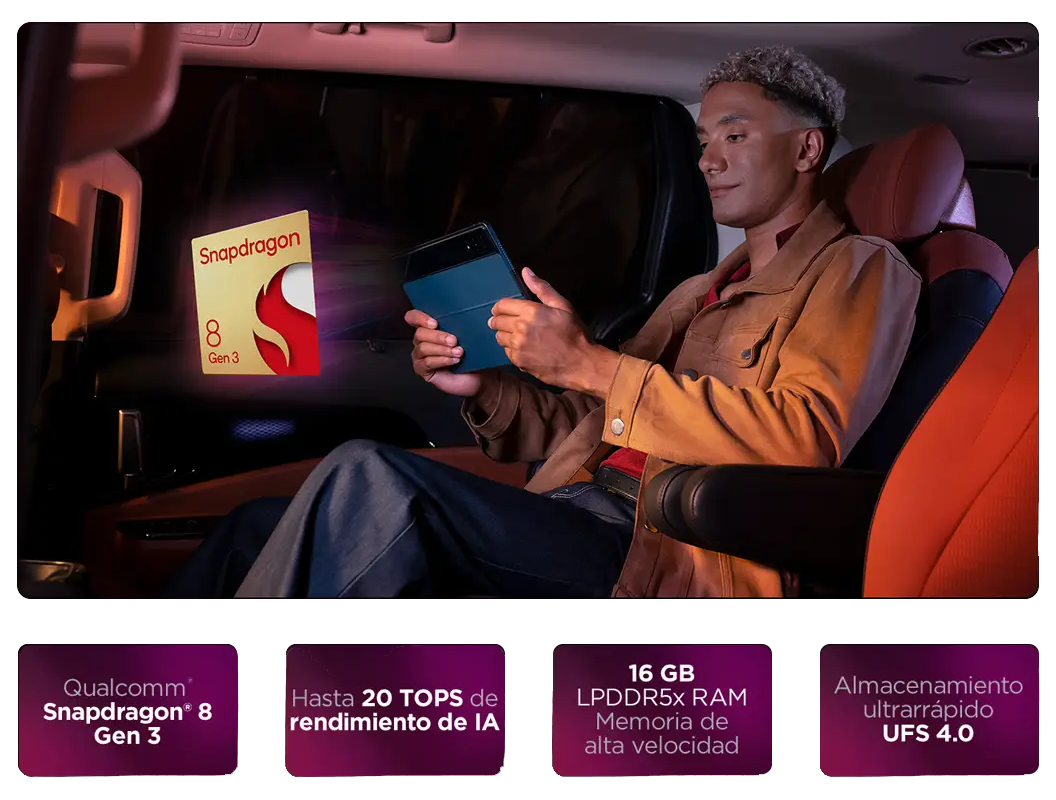 Tablet Lenovo Yoga Tab Plus con procesador Spandragon 8 Gen 3