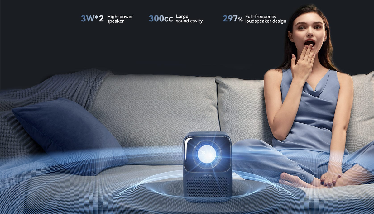 Proyector inal&aacute;mbrico Wanbo T2 Max