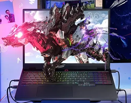 Notebook Lenovo Legion 9&ordf; generaci&oacute;n, procesador Intel Core i7, pantalla de 15 pulgadas Full HD, vista lateral