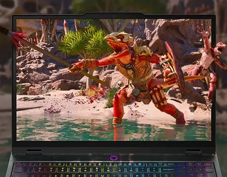 Notebook Lenovo Legion 9&ordf; generaci&oacute;n con procesador Intel Core i7, pantalla Full HD de 15 pulgadas, vista frontal
