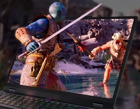 Notebook Lenovo Legion 9&ordf; generaci&oacute;n con procesador Intel Core i7, pantalla Full HD de 15 pulgadas, vista frontal