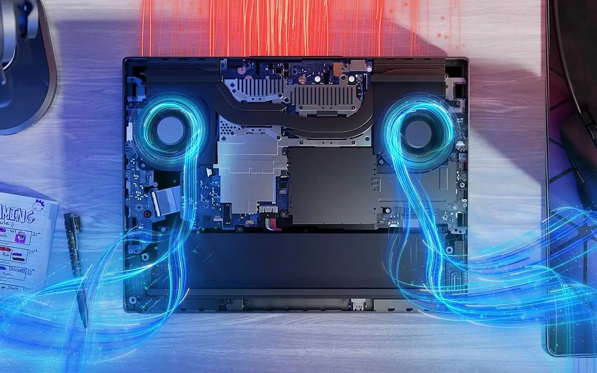 Notebook Lenovo Legion 9&ordf; generaci&oacute;n, procesador Intel Core i7, pantalla de 15 pulgadas Full HD, vista lateral