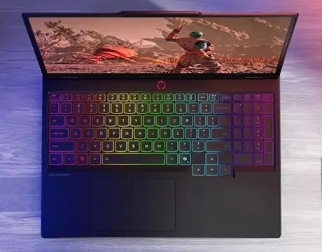 Notebook Lenovo Legion 9&ordf; generaci&oacute;n, procesador Intel Core i7, pantalla de 15 pulgadas Full HD, vista lateral