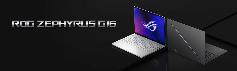 Notebook Intel Ultra 9 gris vista frontal con pantalla encendida