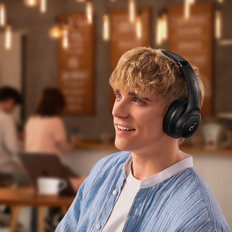 Aud&iacute;fonos Over Ear Noise Cancelling Hibrida Soundcore Q20i