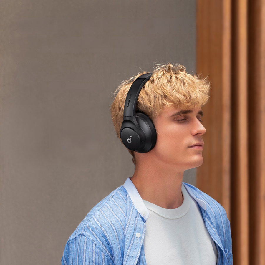 Aud&iacute;fonos Over Ear Noise Cancelling Hibrida Soundcore Q20i