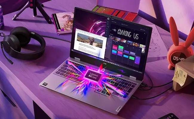 Notebook AI PC Yoga Book 9i 14' Windows 11 Azul + Mouse