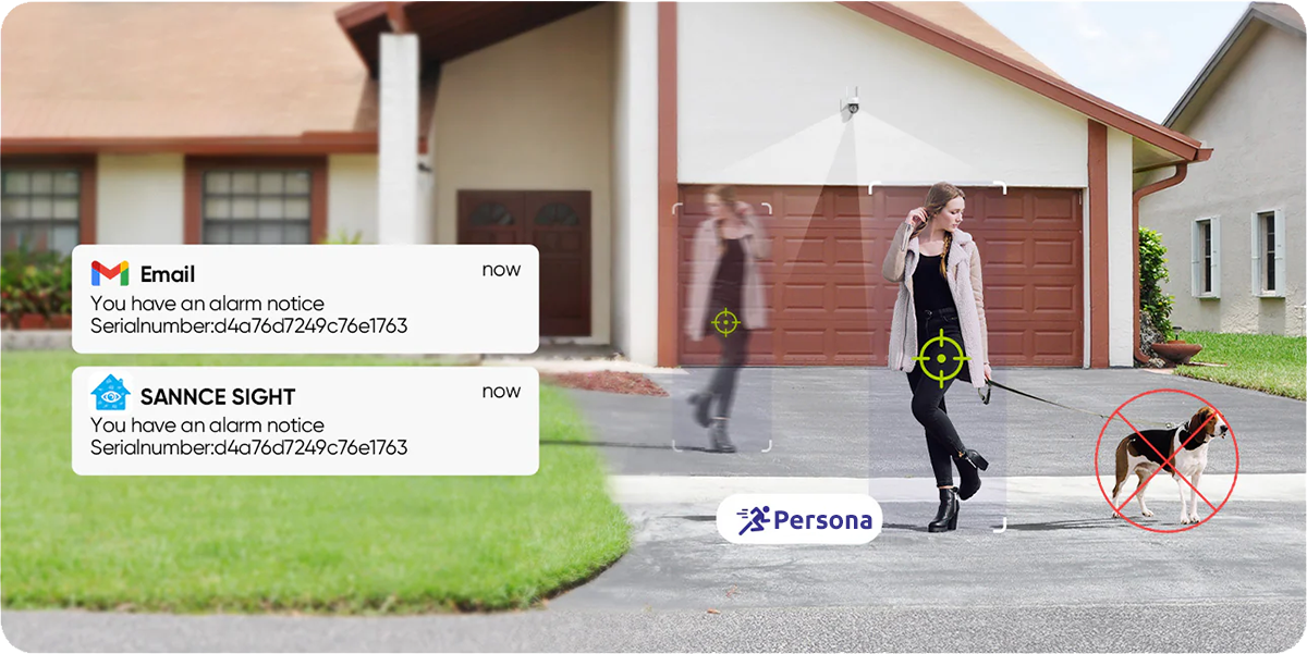 C&aacute;mara Seguridad IP Exterior 360&deg; 3K I51CM SANNCE 5MP