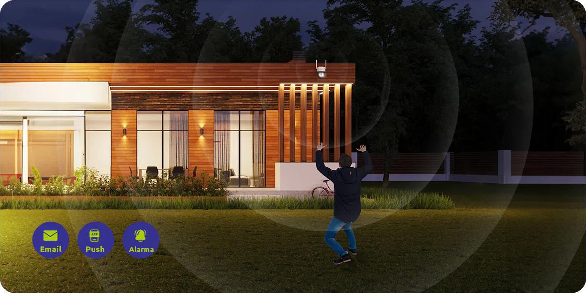 C&aacute;mara Seguridad IP Exterior 360&deg; 3K I51CM SANNCE 5MP