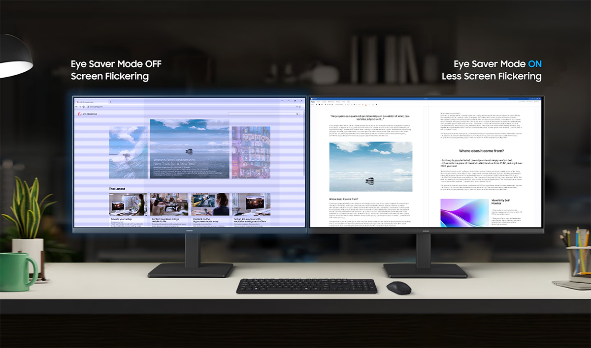 Samsung Monitor Samsung 24" FHD, 120Hz, IPS, Essential S3 LS24F320GALXZS |  pc Factory