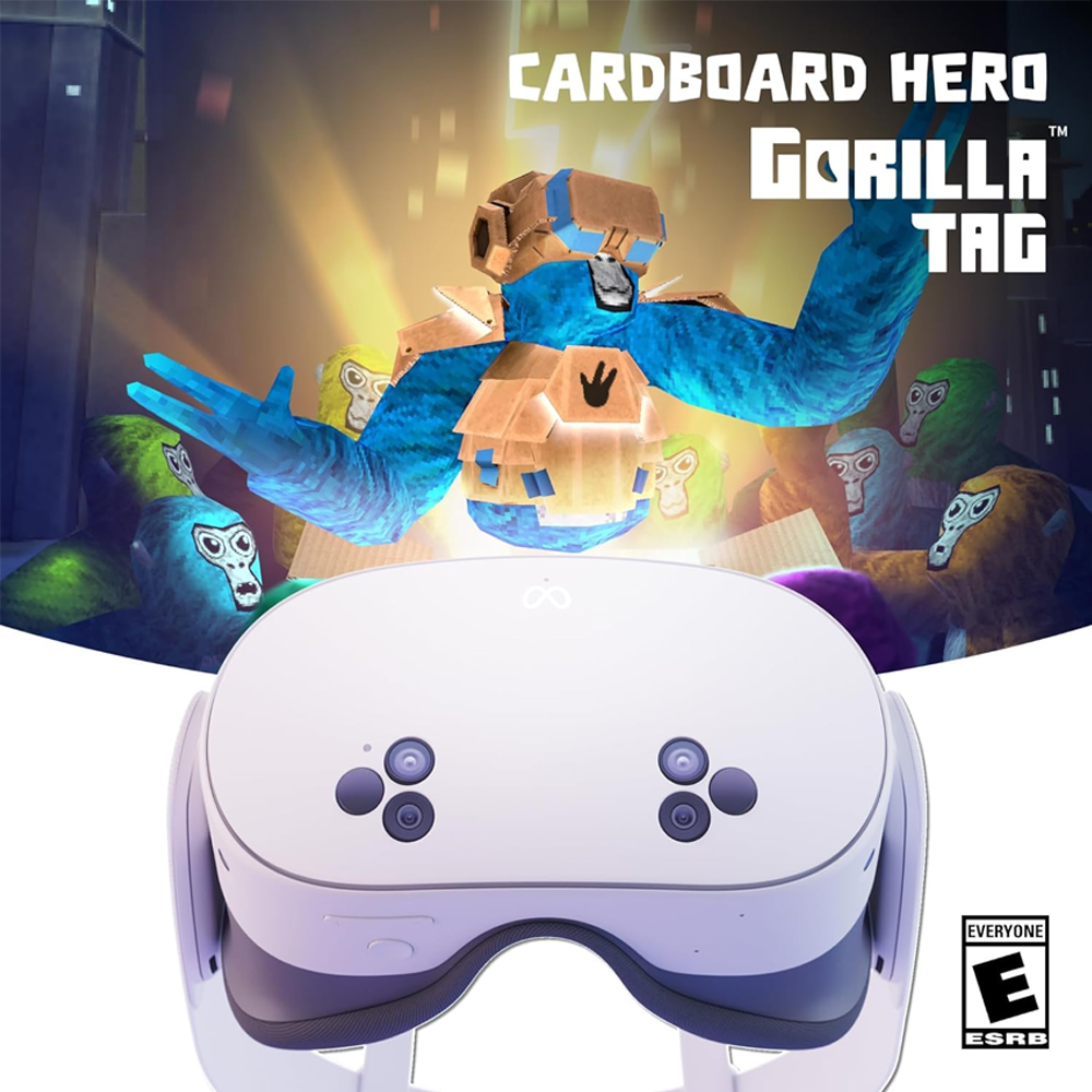 Oculus Meta Quest 3S 128GB + Gorilla Tag Cardboard Hero Bundle + 3