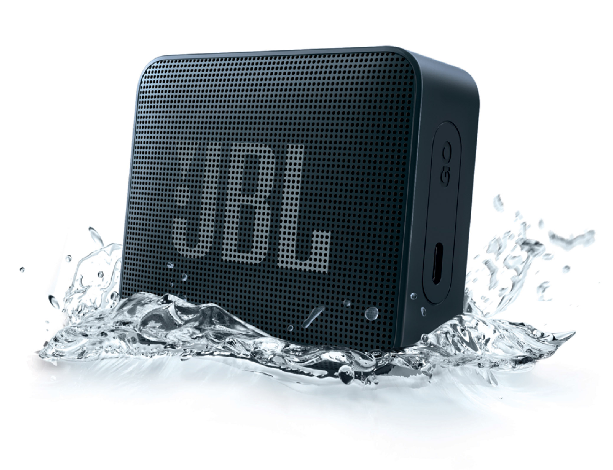 Parlante port&aacute;til JBL GO Essential vista frontal