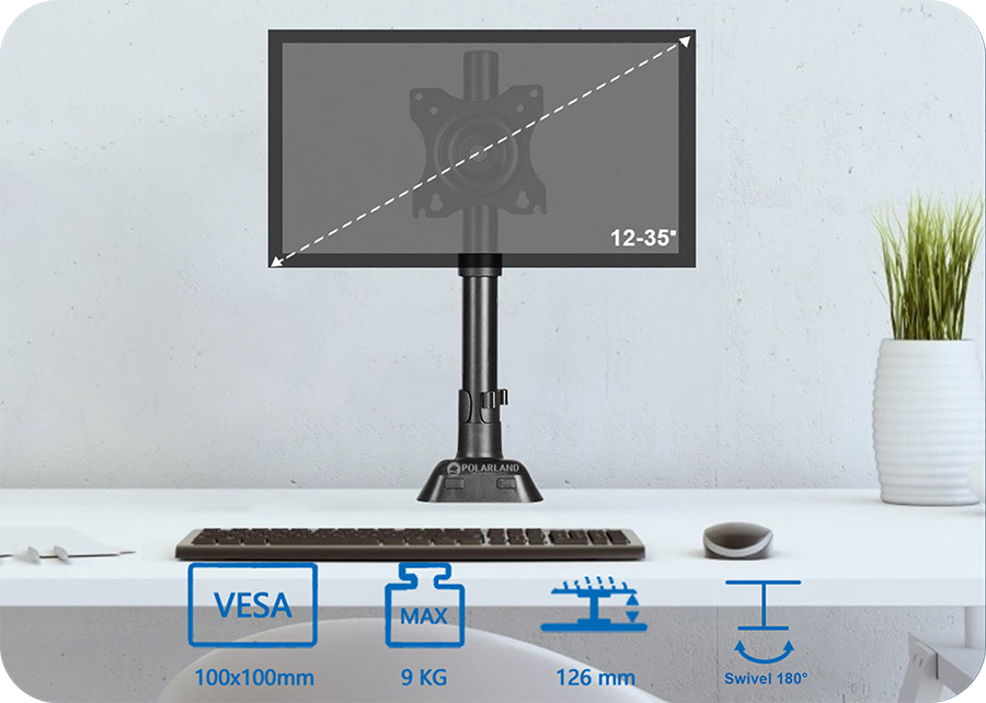 Soporte de monitor marca Polarland Modelo PDM101