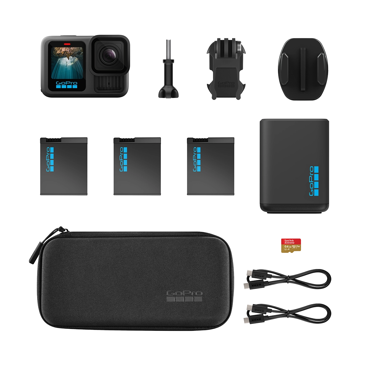 C&aacute;mara GoPro Hero13 Black Extended Power Bundle