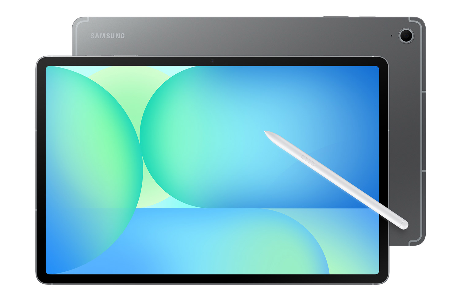 Imagen de la Tablet Samsung Galaxy Tab S10 FE+ Gray con fondo blanco