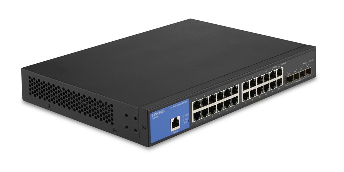 Linksys Switch Administrable de 24 Puertos Gigabit LGS328C | pc