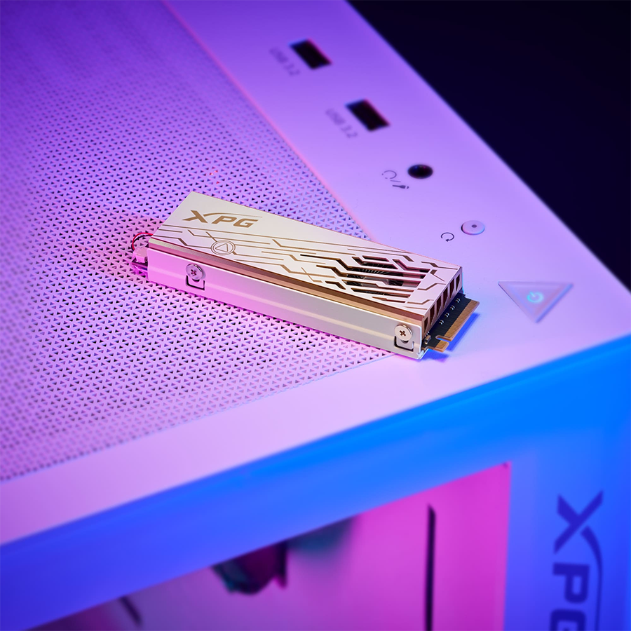 Vista del sistema de enfriamiento activo del SSD