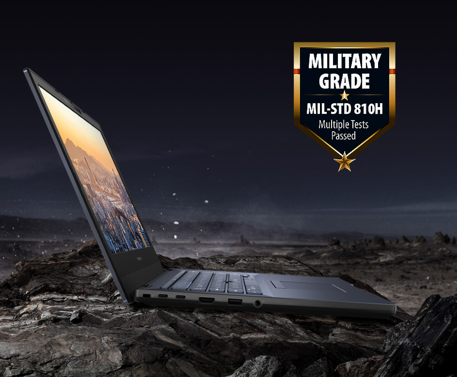 Notebook ASUS ExpertBook vista del teclado con distribuci&oacute;n completa y teclado ergon&oacute;mico para trabajo de oficina