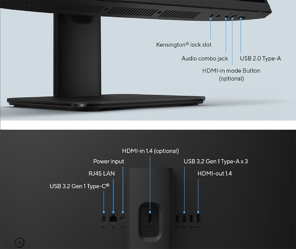 Detalle de puertos y conectividad del ASUS ExpertCenter P440